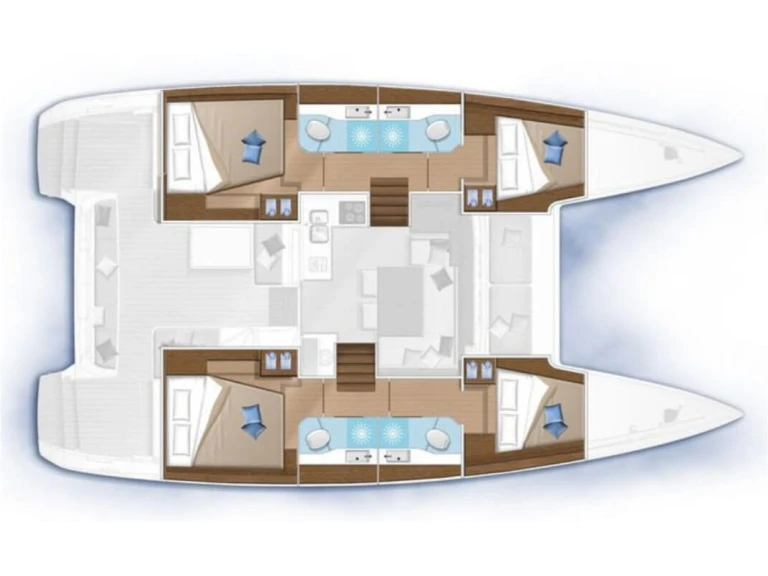 Yacht hire Pirovac cheap Lagoon 40