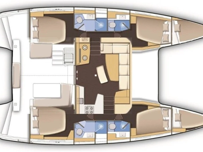 Catamaran hire in Pirovac - Lagoon Lagoon 42