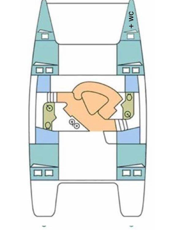 Hire Catamaran with or without skipper Fountaine Pajot Izola