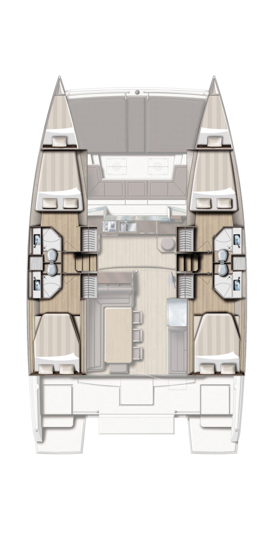 Hire Catamaran with or without skipper Bali Préveza