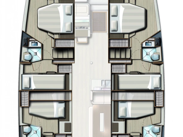 Catamaran hire in Gouvia - Bali Bali 4.8