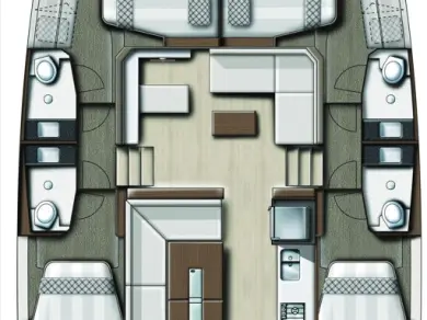 Catamaran hire in Lefkáda - Bali Bali Catspace Voile