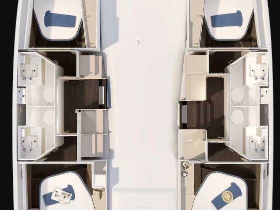 Catamaran to hire Lávrio at the best price