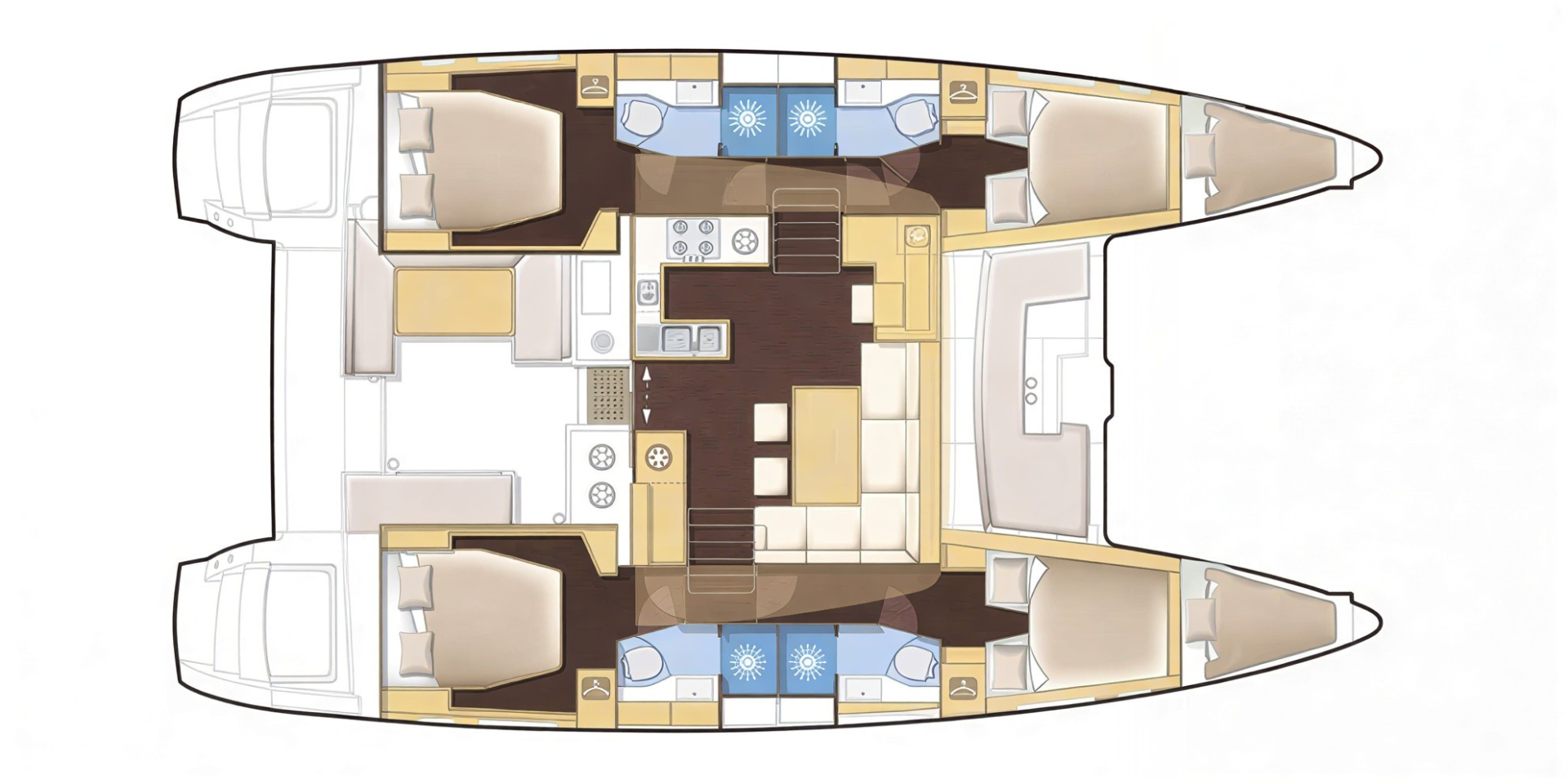 Hire Catamaran with or without skipper Lagoon Kos