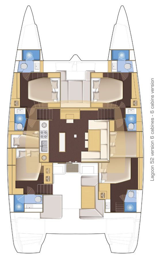 Yacht hire Alimos cheap Lagoon 52