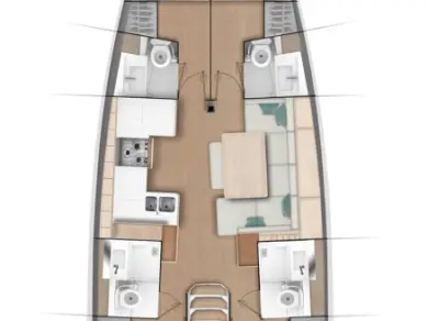 Yacht hire Gouvia cheap Sun Odyssey 490