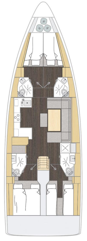 Sailboat hire in Göcek - Bavaria Bavaria C46