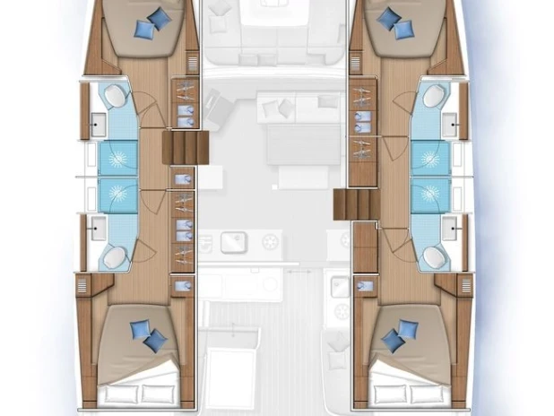 Yacht hire Göcek cheap Lagoon 46