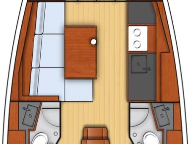 Hire Sailboat Bénéteau with a boat licence