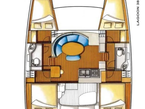 Hire Catamaran Lagoon with a boat licence