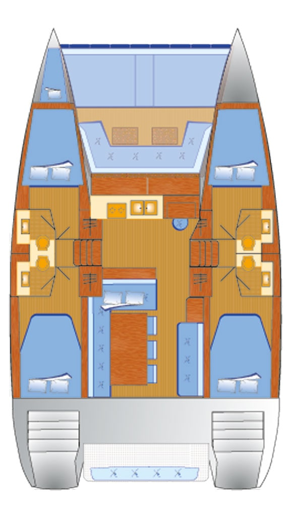 Hire Catamaran with or without skipper Bali Rogoznica