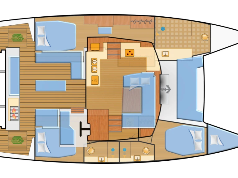 Hire Catamaran with or without skipper Fountaine Pajot Rogoznica