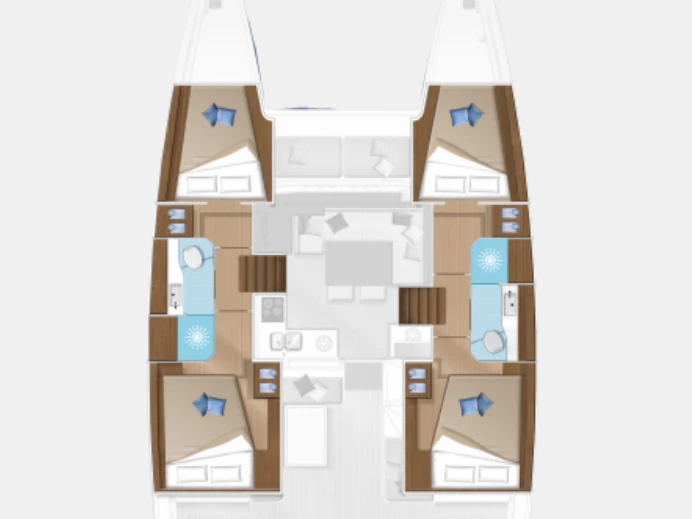 Catamaran hire in Novi Vinodolski - Lagoon Lagoon 40