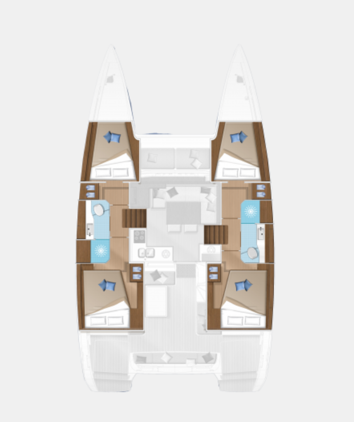 Catamaran hire in Novi Vinodolski - Lagoon Lagoon 40