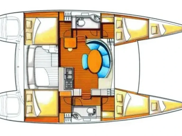 Hire Catamaran Lagoon with a boat licence