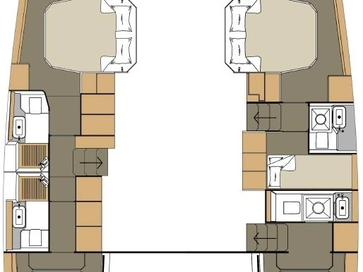 Hire Catamaran Dufour with a boat licence
