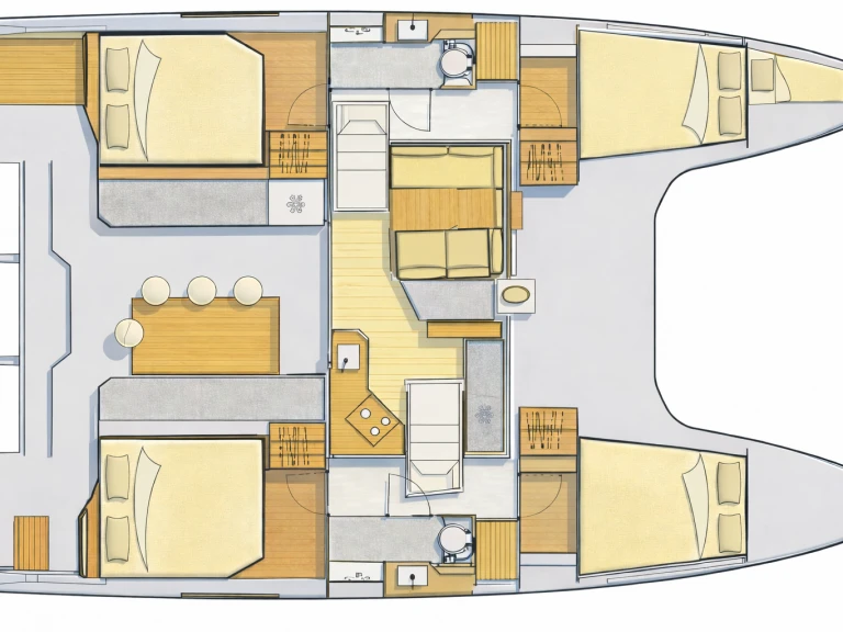 Nautitech Nautitech 40 charter bareboat or skippered in  Punat