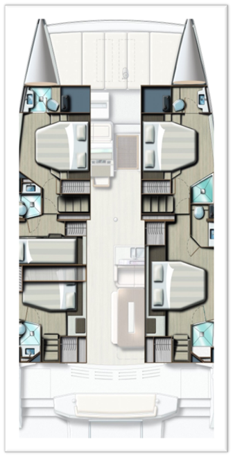 Yacht charter Trogir - Bali Bali 4.8 on SamBoat