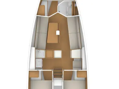 Hire Sailboat Bénéteau with a boat licence