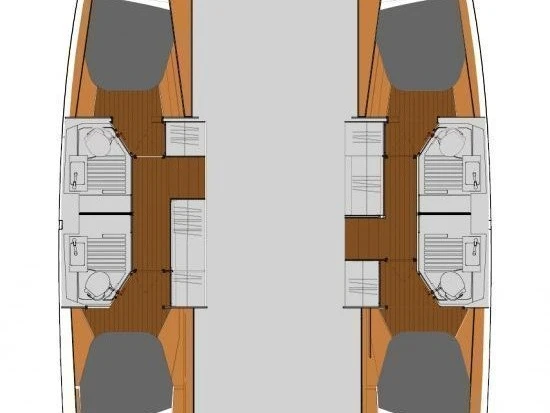 Fountaine Pajot Astrea 42 charter bareboat or skippered in  Seget Donji
