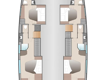 Hire Catamaran with or without skipper Fountaine Pajot Seget Donji