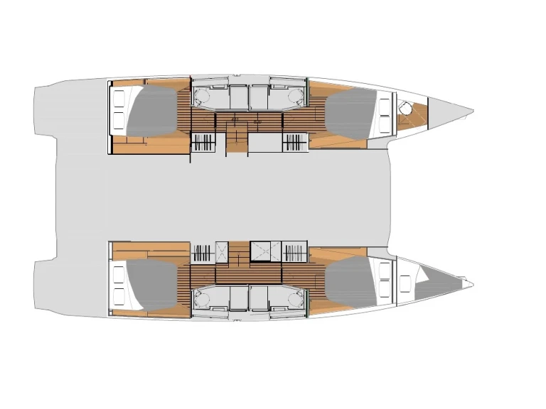 Fountaine Pajot Elba 45 charter bareboat or skippered in  Seget Donji