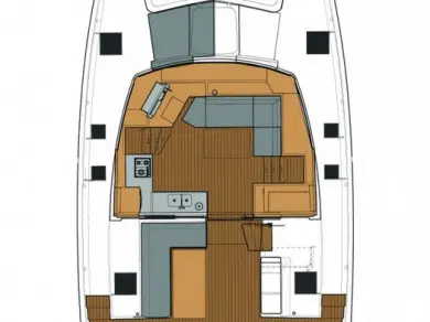 Hire Catamaran Fountaine Pajot with a boat licence