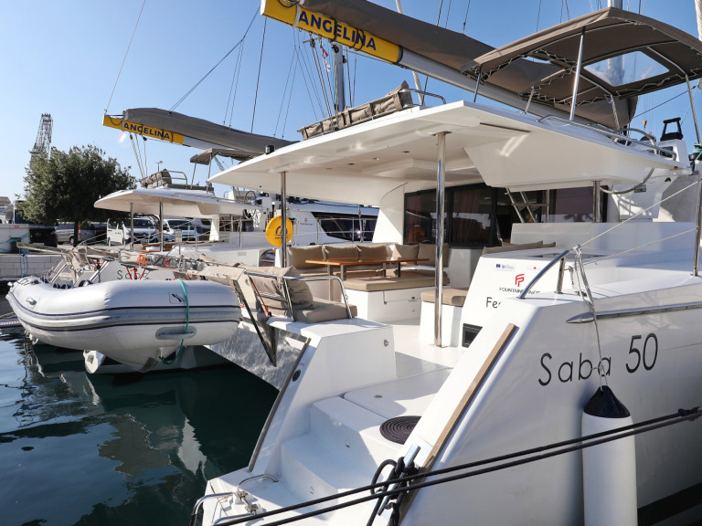 Fountaine Pajot Saba 50 charter bareboat or skippered in  Rogoznica