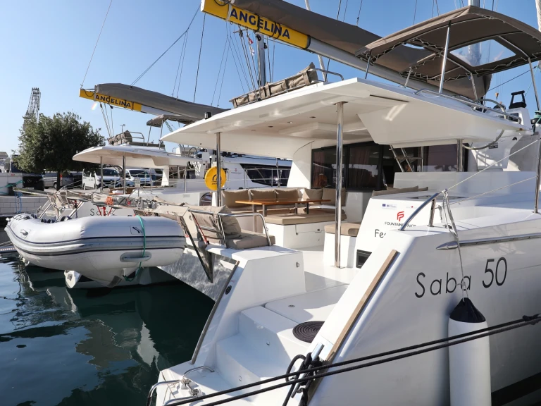 Fountaine Pajot Saba 50 charter bareboat or skippered in  Rogoznica