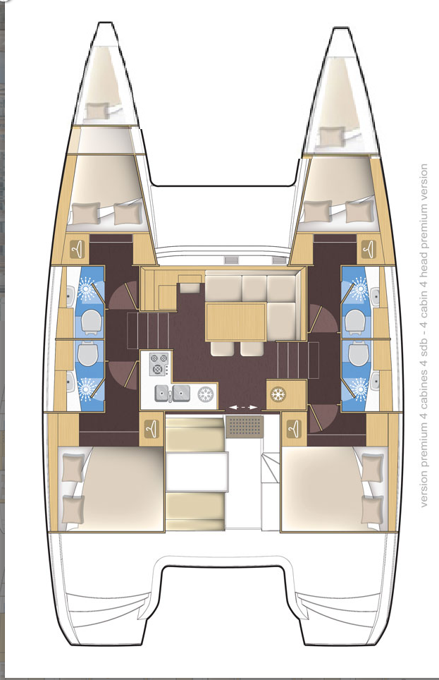 Yacht charter Biograd na Moru - Lagoon Lagoon 39 on SamBoat