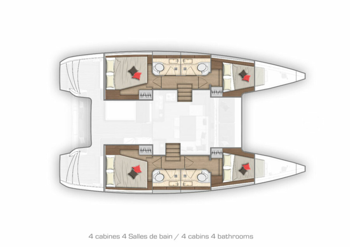 Catamaran hire in Komolac - Lagoon Lagoon 40