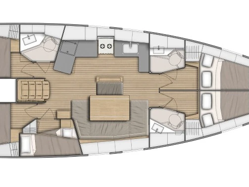 Bénéteau Oceanis 46.1 charter bareboat or skippered in  Split