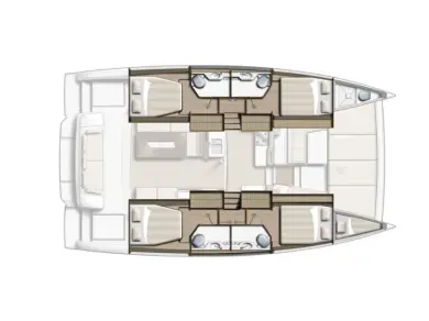 Catamaran hire in Pálairos - Bali Bali 4.2