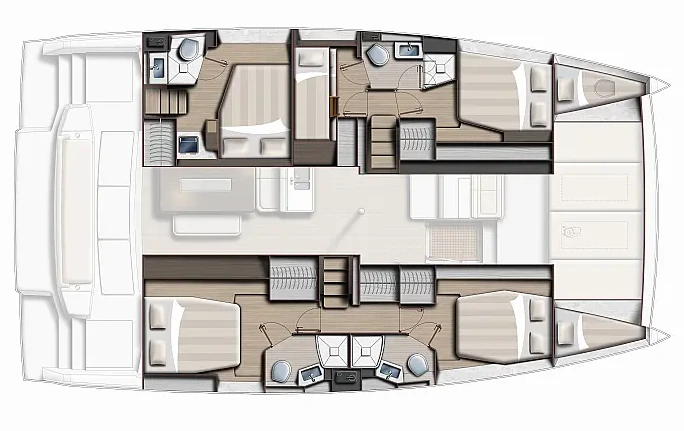 Hire Catamaran with or without skipper Bali Alimos