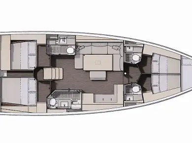 Sailboat hire in Lefkáda - Dufour Dufour 470