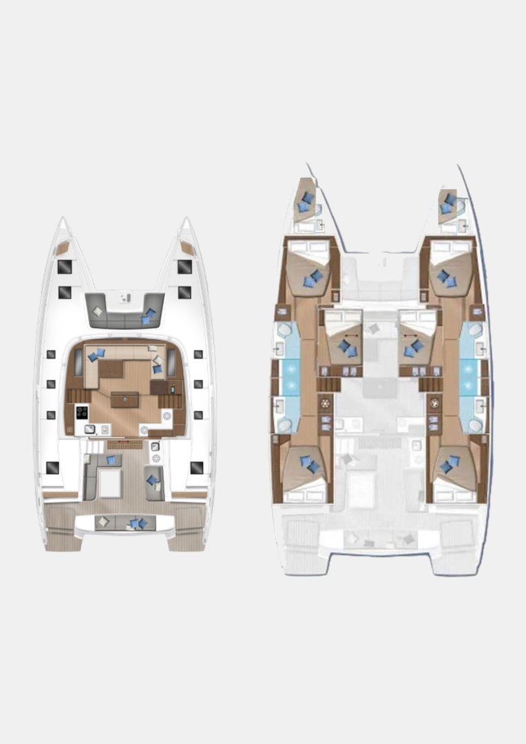 Catamaran hire in Alimos - Lagoon Lagoon 50