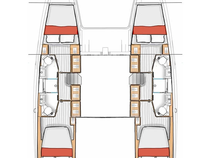 Yacht charter Komolac - Excess Excess 13 - 4 + 2 cab. on SamBoat