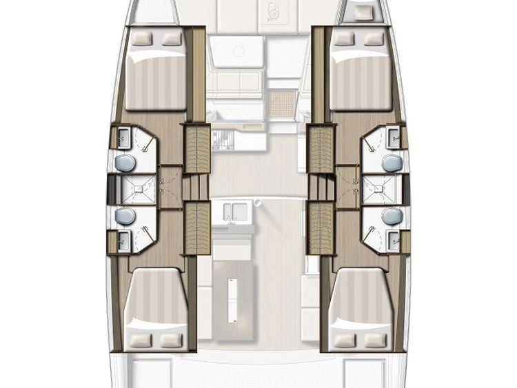 Bali Bali 4.2 charter bareboat or skippered in  Biograd na Moru