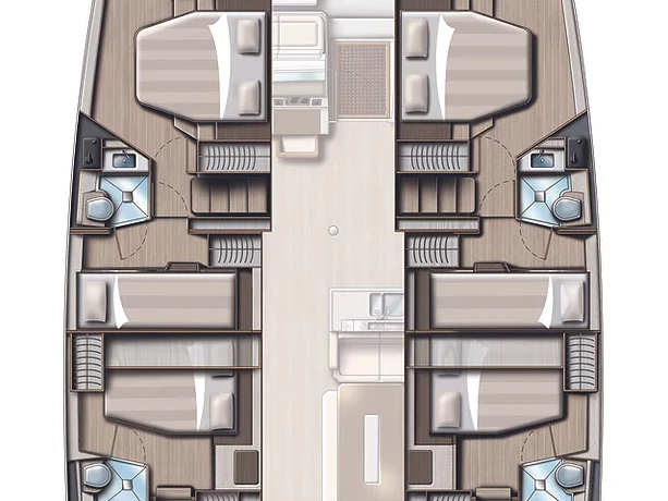 Hire Catamaran with or without skipper Bali Seget Donji