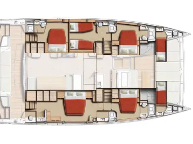 Catamaran hire in Kaštela - Bali Bali 5.8