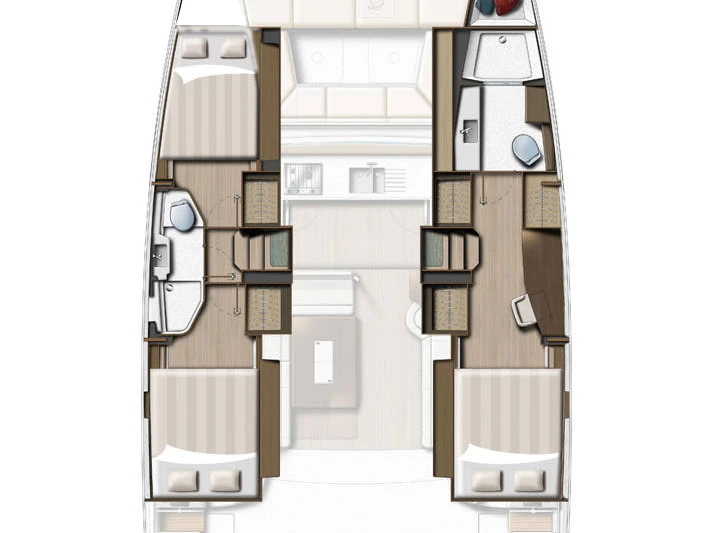 Bali Bali Catsmart charter bareboat or skippered in  Šibenik