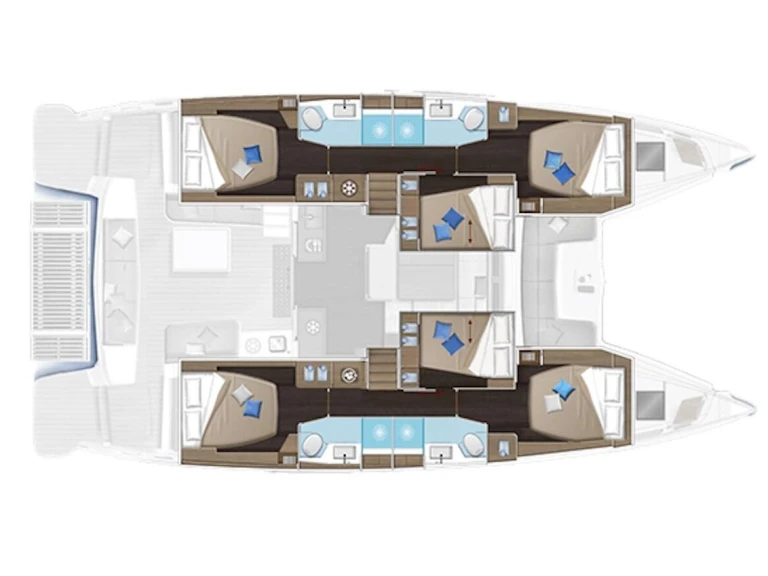 Catamaran hire in Seget Donji - Lagoon Lagoon 51