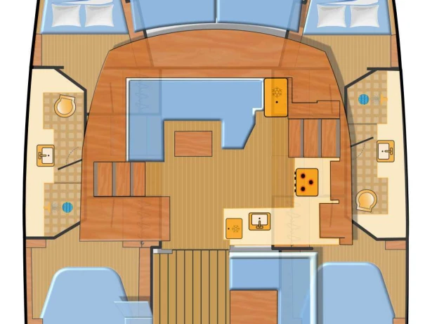 Yacht charter Can Pastilla - Fountaine Pajot Isla 40 on SamBoat