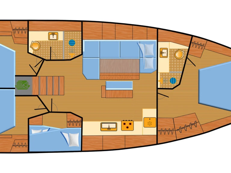 Sailboat hire in Can Pastilla - Hanse Hanse 460