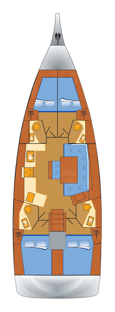 Yacht hire Can Pastilla cheap Oceanis 46.1