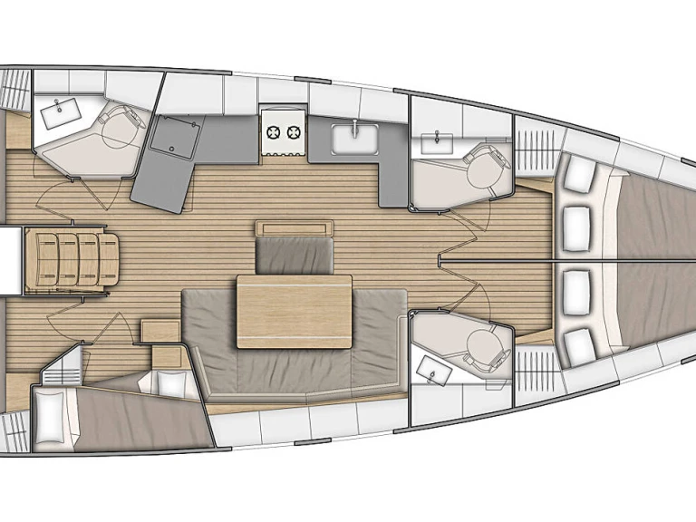 Sailboat hire in Can Pastilla - Bénéteau Oceanis 46.1