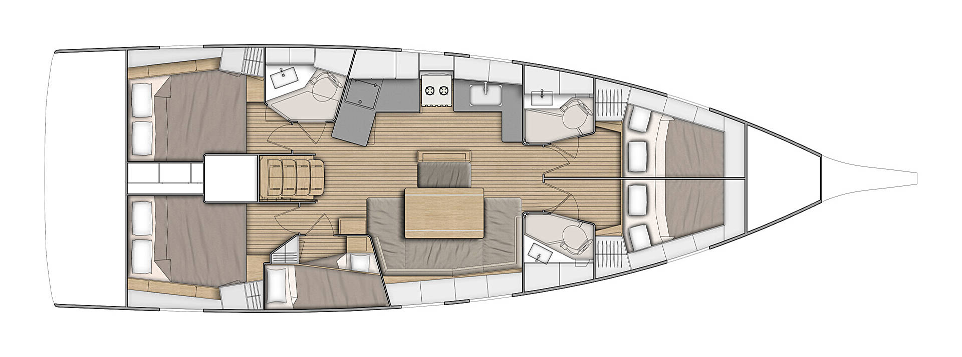 Sailboat hire in Can Pastilla - Bénéteau Oceanis 46.1