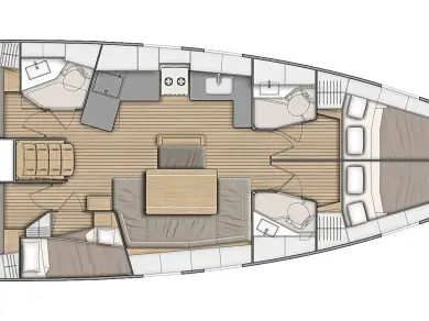 Sailboat hire in Can Pastilla - Bénéteau Oceanis 46.1