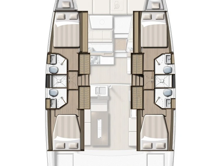 Catamaran hire in Gouvia - Bali Bali 4.2