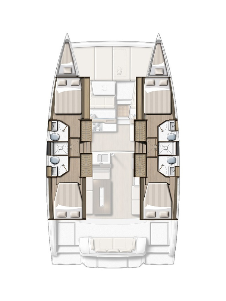 Catamaran hire in Gouvia - Bali Bali 4.2